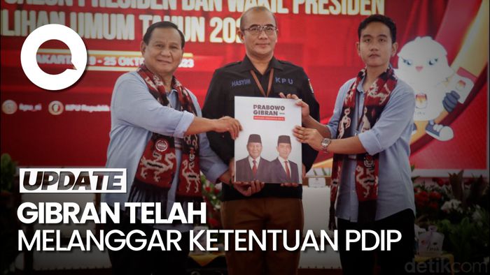 PDIP Tegas Sebut Gibran Lakukan Pembangkangan