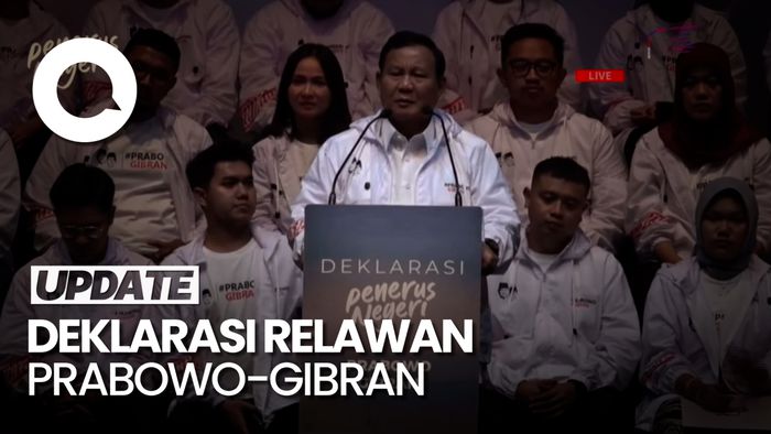 Prabowo Hadiri Deklarasi Relawan Pemuda Penerus Negeri