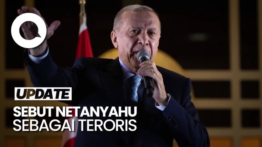 Erdogan Kembali Mengutuk Netanyahu, Sebut Israel Penjahat Perang