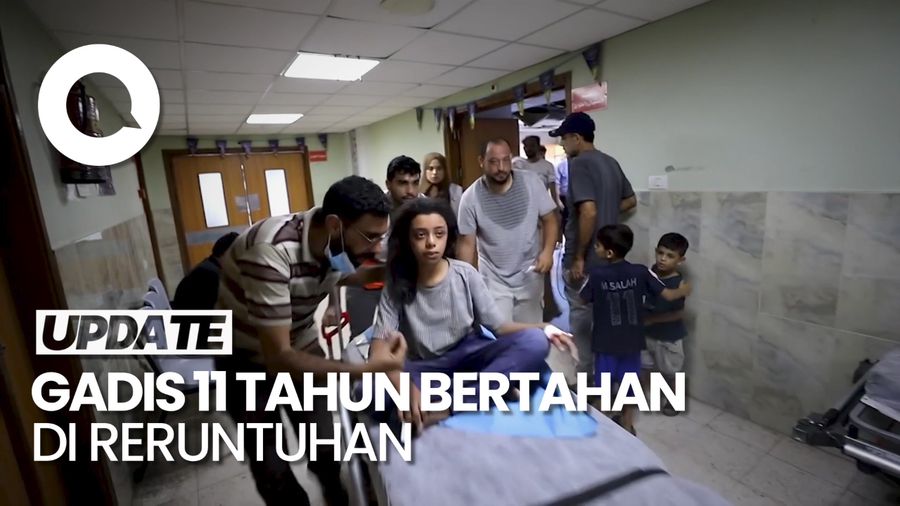 Gadis 11 Tahun Selamat Setelah 30 Jam Tertimbun Reruntuhan di Gaza