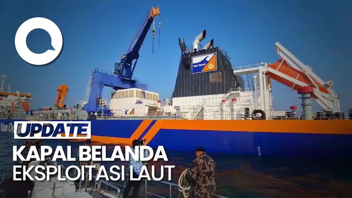 KKP Amankan Kapal Berbendera Belanda yang Angkut Pasir Laut di Perairan Jakarta