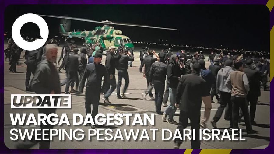 Warga Kampung Halaman Khabib Nurmagomedov Sweeping Pesawat dari Israel