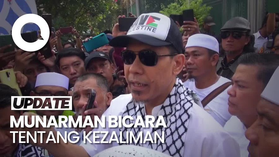 Munarman: Yang Saya Alami Tak Sebanding Dengan yang Dialami Palestina