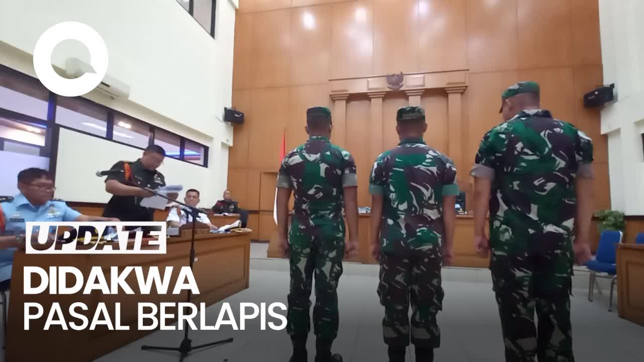 3 Oknum TNI Didakwa Lakukan Pembunuhan Berencana Terhadap Imam Masykur