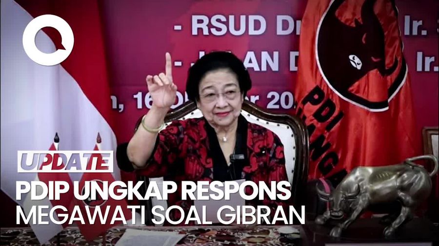 PDIP Ungkap Respons Megawati Seusai Gibran Jadi Cawapres Prabowo