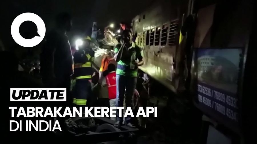 Tabrakan Dua KA di India, 10 Orang Tewas-27 Terluka