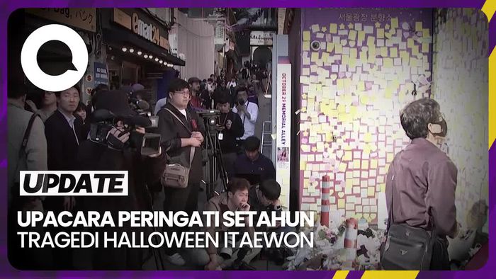 Ribuan Warga Korsel Peringati Setahun Tragedi Halloween Itaewon