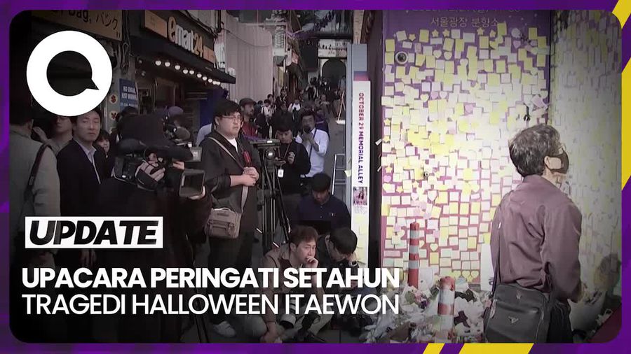 Ribuan Warga Korsel Peringati Setahun Tragedi Halloween Itaewon
