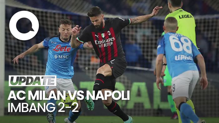 Napoli Vs Milan Berakhir Tanpa Pemenang
