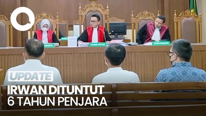 Terdakwa Korupsi BTS 4G Irwan Dituntut 6 Tahun Bui-Denda Rp 250 Juta