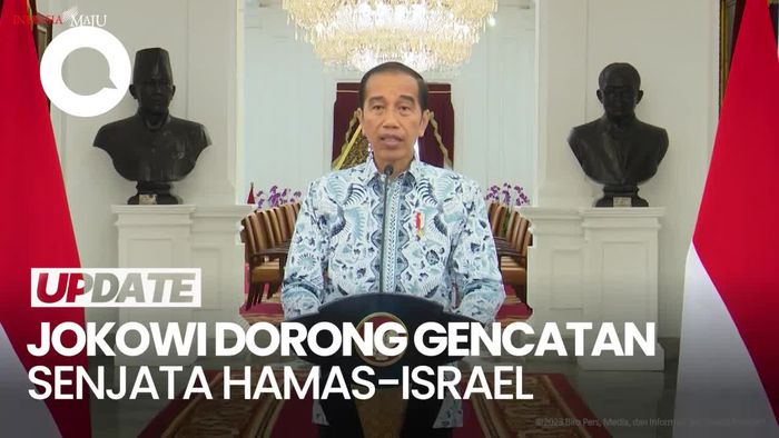 Situasi di Gaza Buruk, Jokowi Dorong Gencatan Senjata Disegerakan