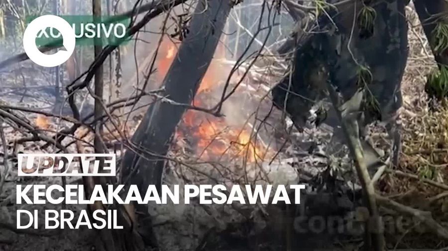 Pesawat Jatuh di Amazon Brasil, Seluruh Penumpang Tewas