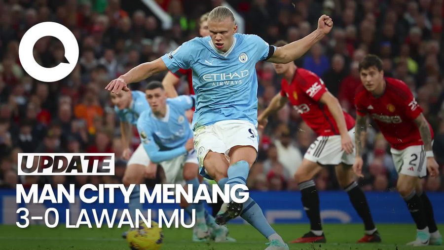 Manchester is Blue! Man City Sungkurkan MU di Old Trafford