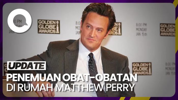 Polisi Temukan Obat Anti Depresan-Paru di Rumah Matthew Perry