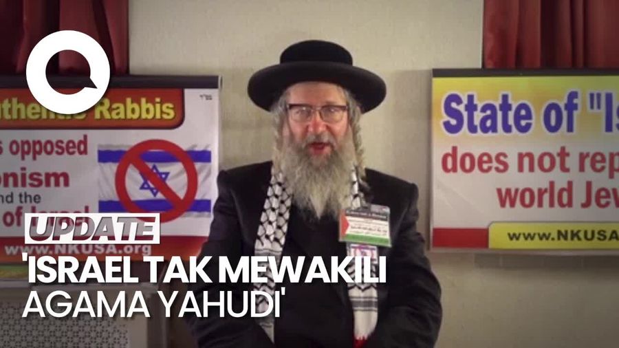 Pernyataan Rabi Yahudi Tak Ingin Disamakan dengan Israel: Mereka Zionis!