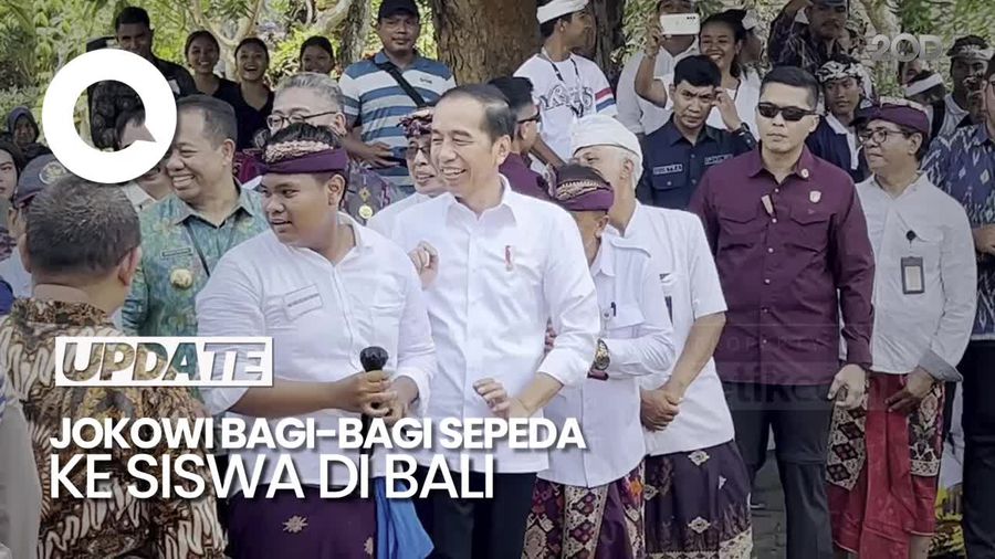 Jokowi Kasih Kuis ke Siswa di Bali: Apa Nama Ibu Kota Baru?