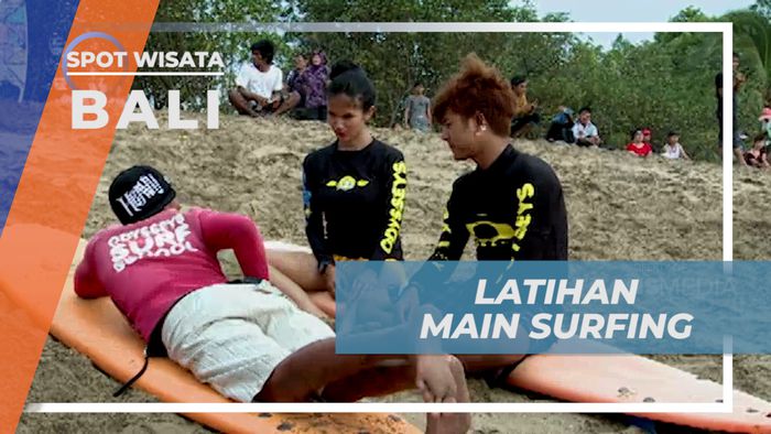 Serunya Belajar Singkat Bermain Surfing di Pantai Kuta, Bali