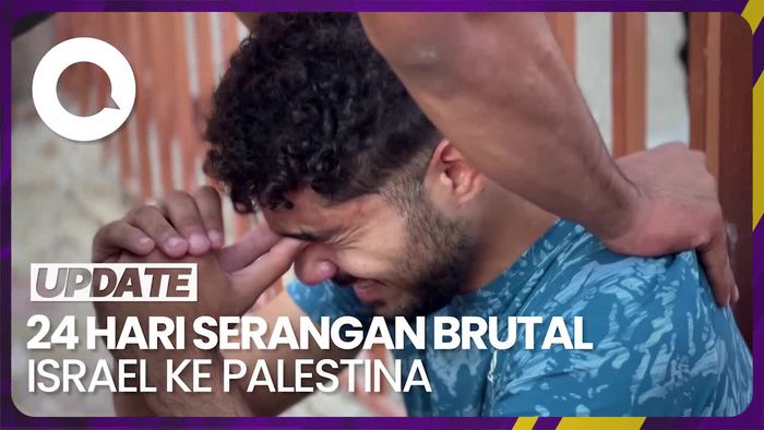 24 Hari Serangan Brutal Israel ke Palestina: 8 Ribu Orang Tewas