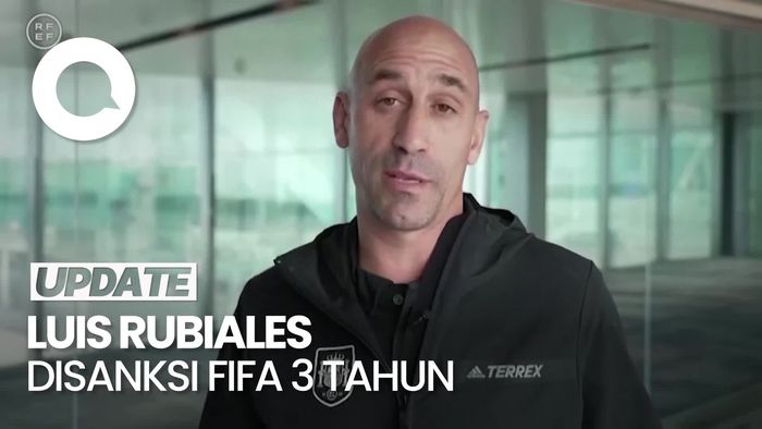 Ciuman ke Hermoso Berbuah Sanksi 3 Tahun dari FIFA untuk Rubiales