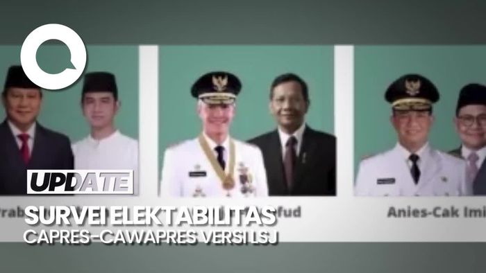 Survei Capres-Cawapres LSJ: Prabowo-Gibran Unggul dari Paslon Lain