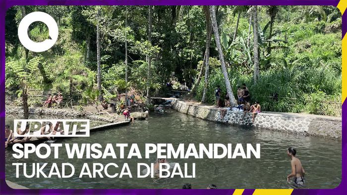 Intip Hidden Gem Wisata Pemandian Tukad Arca di Bali