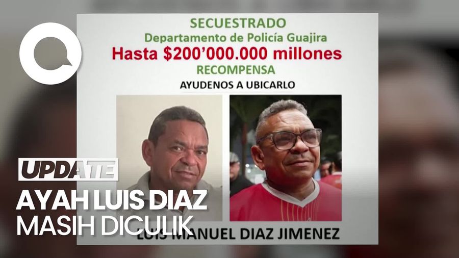Hadiah Rp 769 Juta Bagi yang Bisa Temukan Ayah Luis Diaz