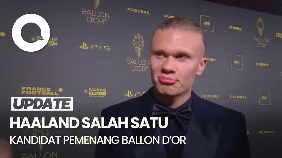 Rombongan City Tiba di Venue Ballon dOr, Haaland Langsung Ditanya soal MU