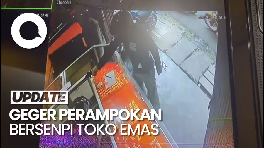 Heboh Perampokan Bersenpi di Toko Emas PALI Sumsel