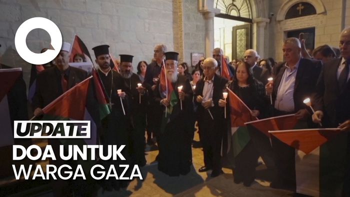 Umat Kristen Ramai-ramai Berdoa untuk Warga Gaza