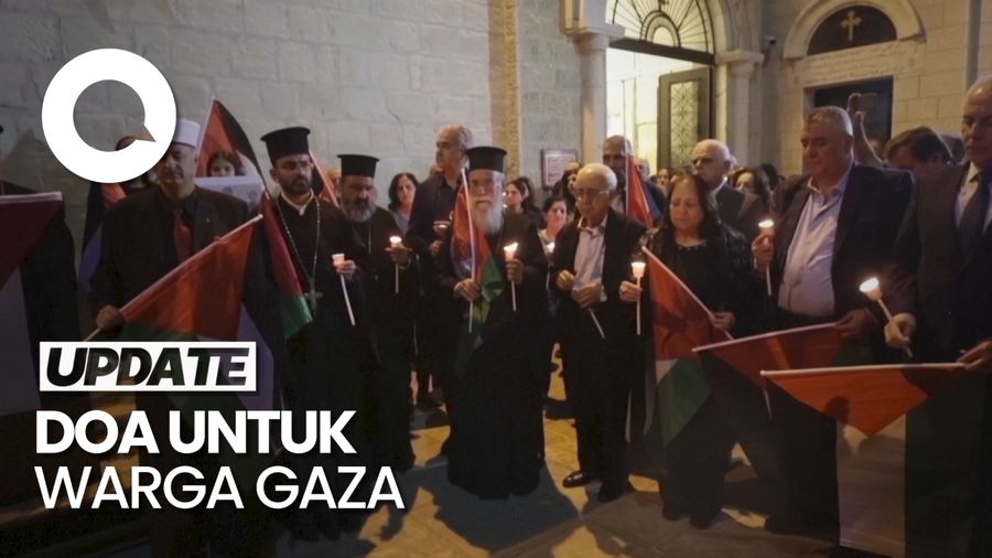 Umat Kristen Ramai-ramai Berdoa untuk Warga Gaza