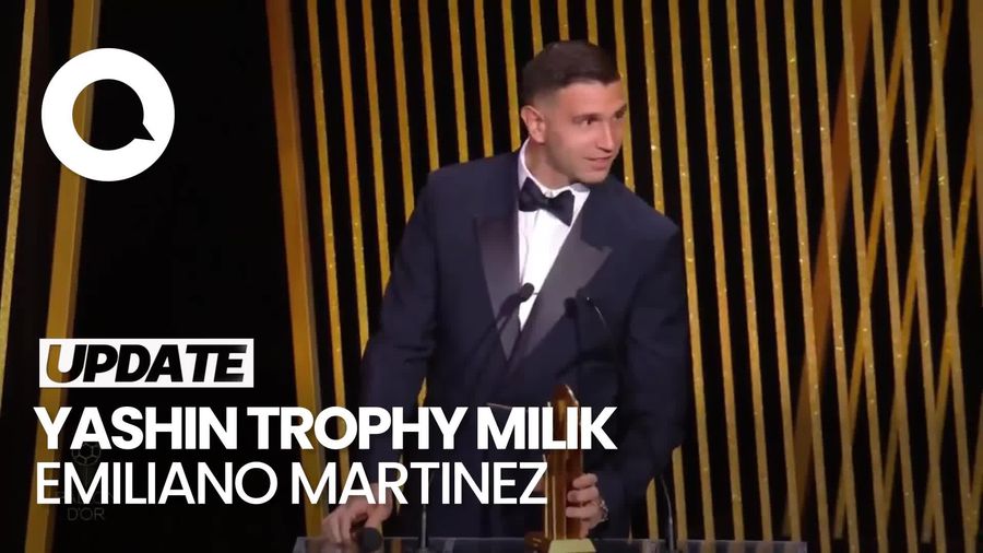 Emi Martinez Menangi Yashin Trophy 2023, Messi Semringah Banget