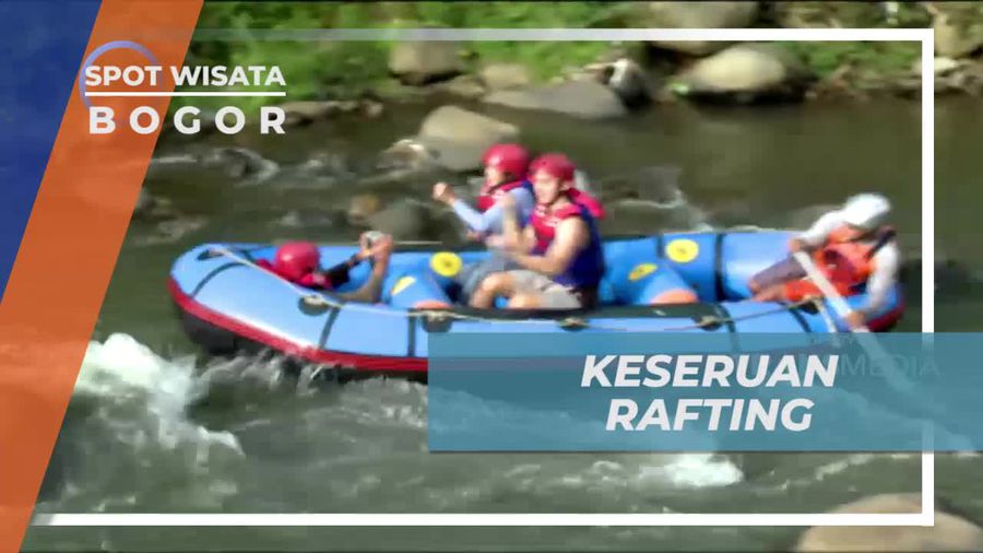 Rafting Menaklukkan Sungai Berbatu di Kota Bogor