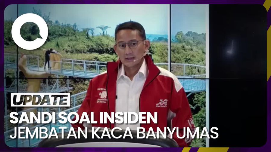 Respons Sandi soal Jembatan Kaca Banyumas Tak Kantongi Izin Usaha