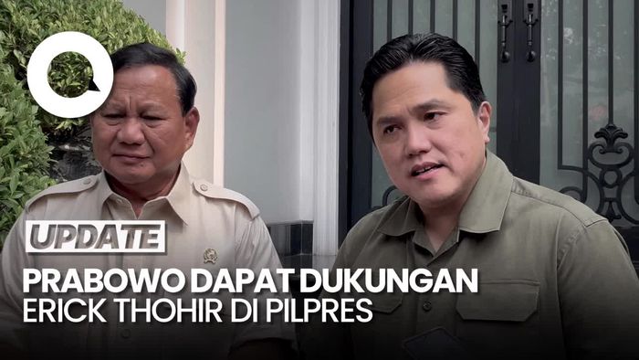 Prabowo Diam-diam Datangi Rumah Erick Thohir, Bicara Dukungan Pilpres