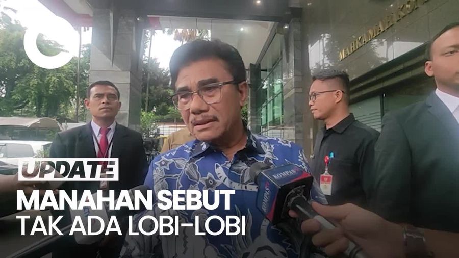 Manahan Ngaku Tak Ada Lobi untuk Kabulkan Gugatan Usia Capres-cawapres