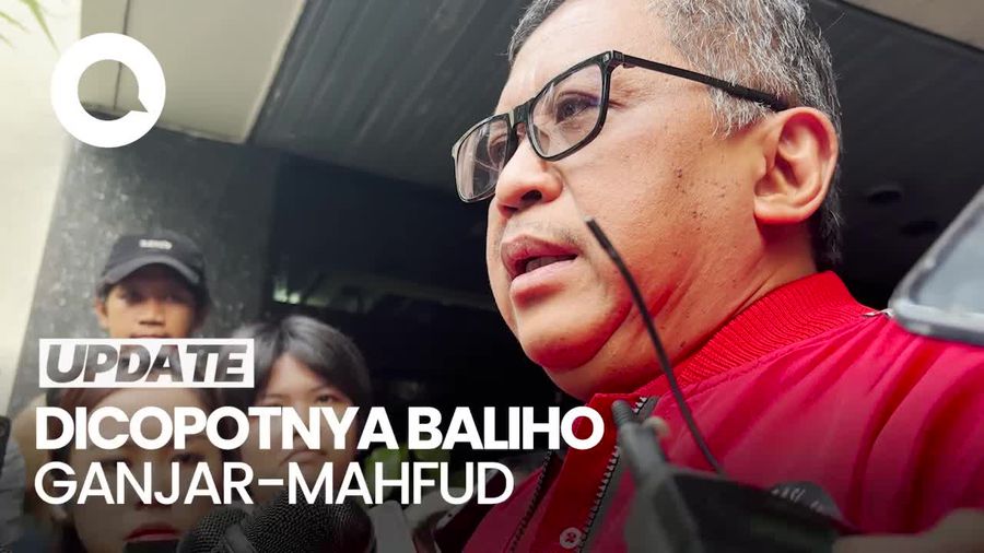PDIP soal Baliho Ganjar-Mahfud Diturunkan: Mencederai Rasa Keadilan