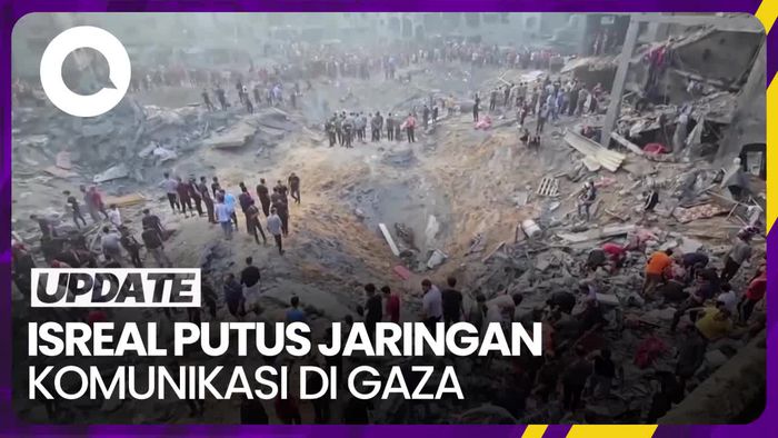 Lagi! Israel Putus Jaringan Komunikasi di Gaza