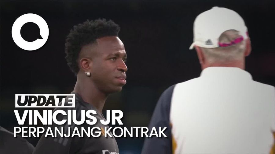 Vinicius Jr Resmi Perpanjang Kontrak di Real Madrid hingga 2027