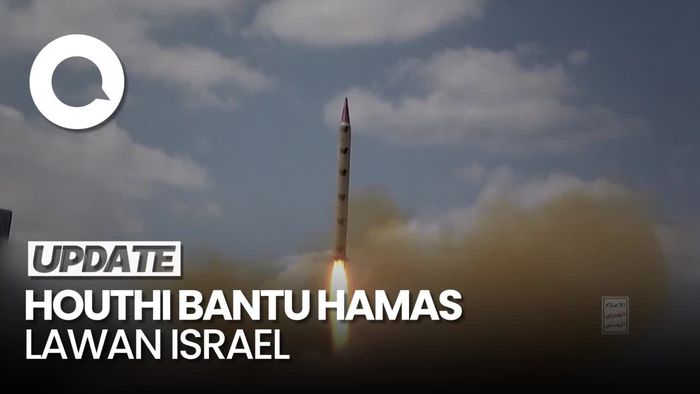 Bantu Palestina, Houthi Luncurkan Rudal-Drone ke Israel