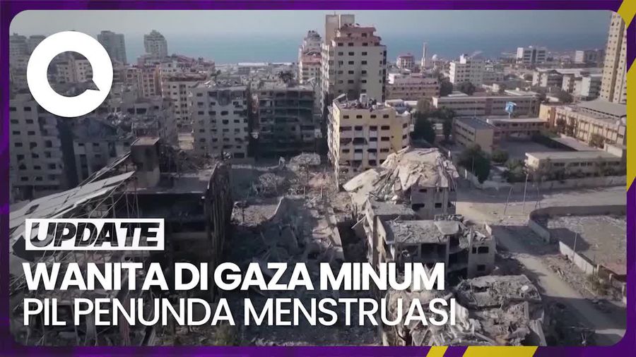 Pilu Perempuan di Gaza Terpaksa Minum Pil Penunda Menstruasi