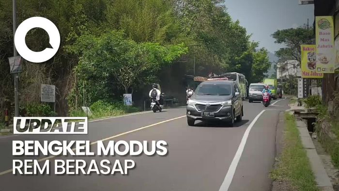 Heboh Bengkel di Puncak Bongkar Mobil Bermodus Rem Berasap