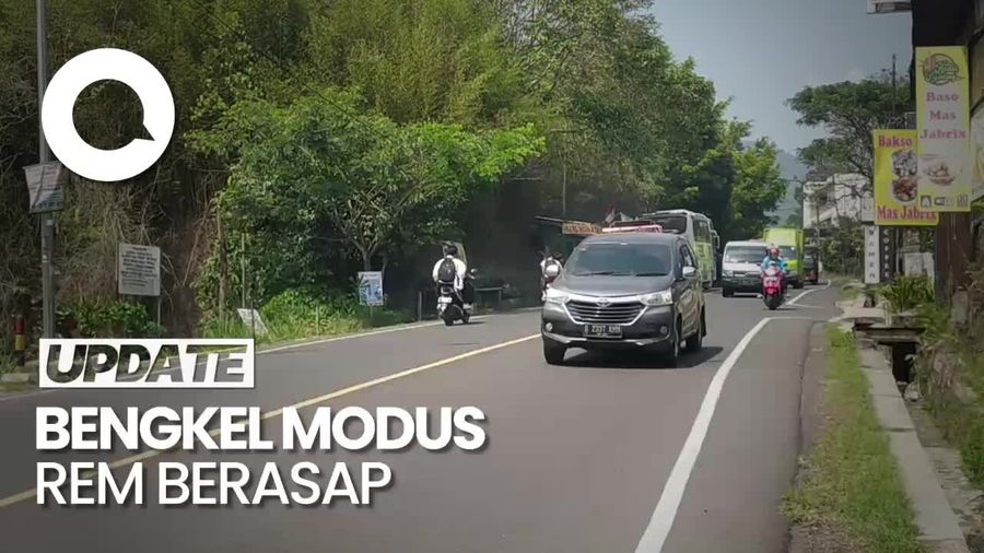 Heboh Bengkel di Puncak Bongkar Mobil Bermodus Rem Berasap