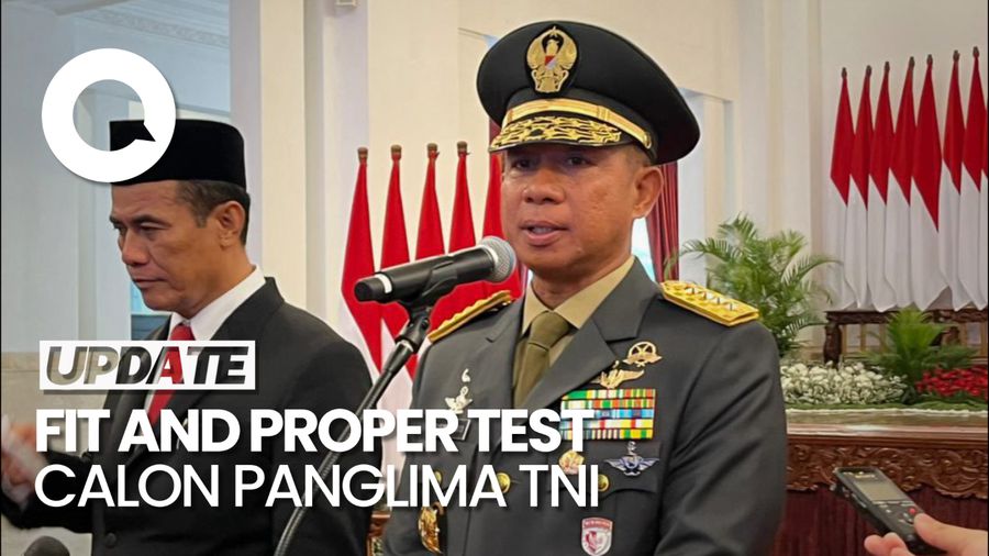 Fit and Proper Test Calon Panglima TNI Rencana Digelar 14 November