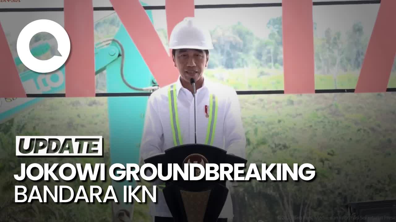 Jokowi Groundbreaking Bandara IKN: Sudah Bisa Dipakai Juni 2024