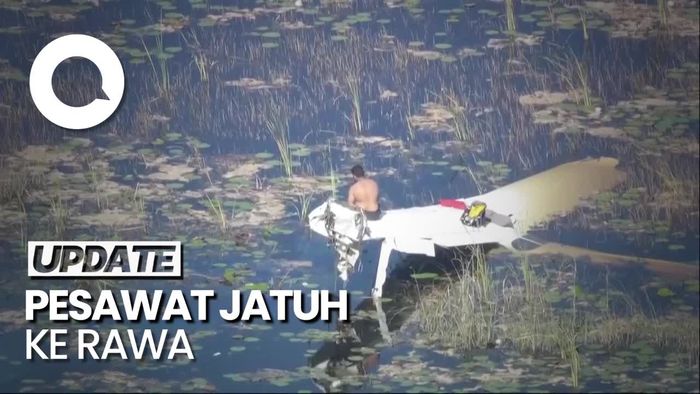 Pesawat Kecil Jatuh di Florida AS, 1 Orang Dievakuasi 