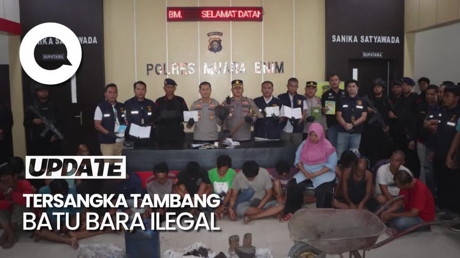 16 Orang Jadi Tersangka 3 Tambang Batu Bara Ilegal di Muara Enim