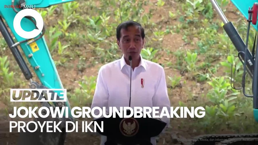 Groundbreaking Sekolah di IKN, Jokowi: yang Mau Pindah Jangan Ragu Lagi