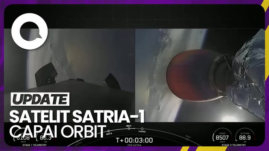 Satelit Satria-1 Capai Orbit, RI Bersiap Dapat Akses Internet Gratis
