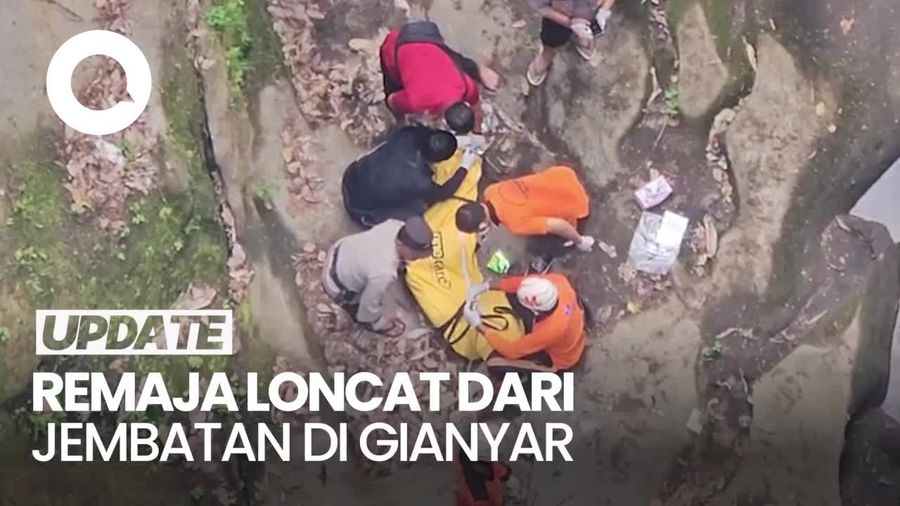 Remaja Diduga Bunuh Diri Loncat dari Jembatan di Gianyar Bali