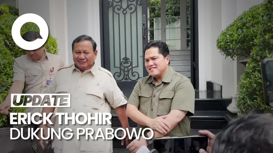 Erick Thohir Tegaskan Bakal Support Prabowo